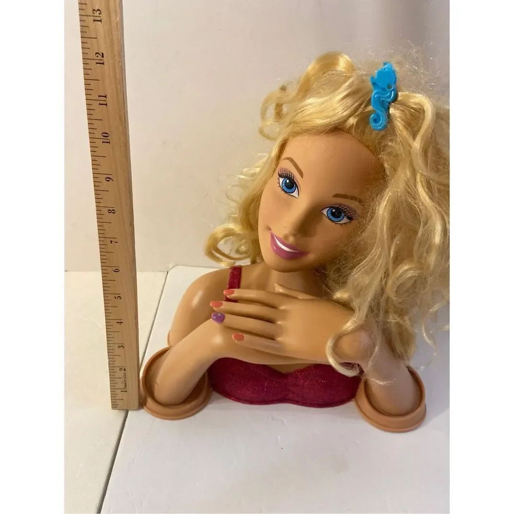 Barbie doll beauty head Make Me Pretty Cosmetology‎